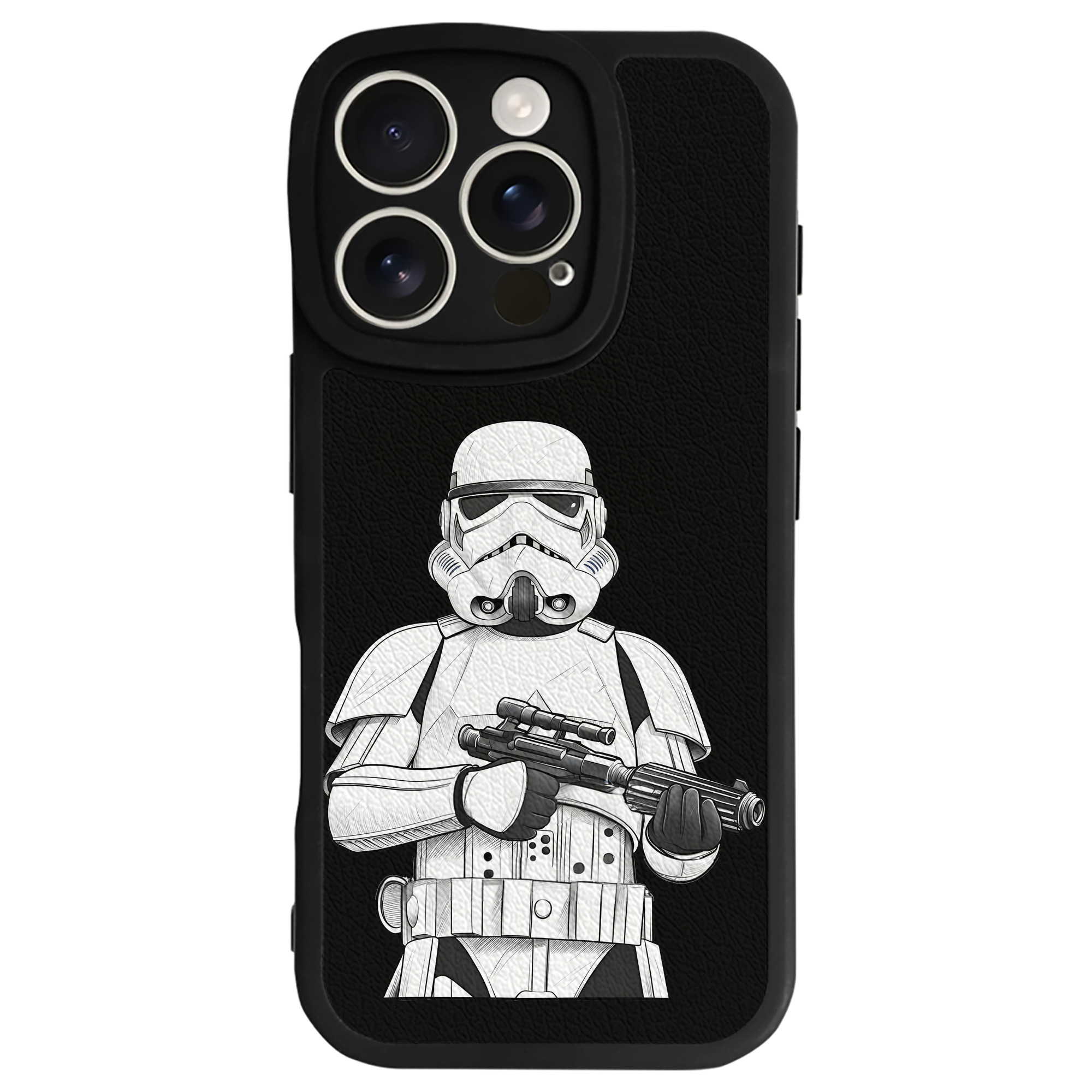 （画像用） スター・ウォーズ Star Wars 【iPhone 16シリーズ対応】シリコンスマホケース（レザー調） 材質：シリコン